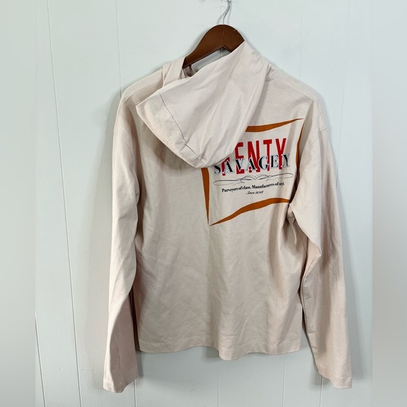 Savage X Fenty pullover hooded sweatshirt SM unisex sandy brown color - Picture 9 of 9